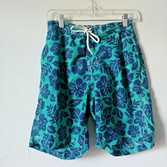 5/$15 Trunks Surf  Men Green Small Swim Trunks - Picture 1 of 7